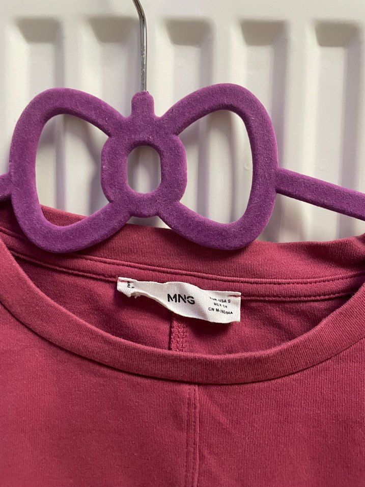 mango pembe Kadın Uzun Kollu Sweatshirt - Görsel 2