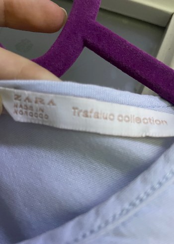 zara Mavi Kemerli Rahat Kadın elbise - Görsel 2