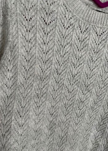 mango Gri Örgü Kadın Uzun Kollu Kazak - Görsel 3