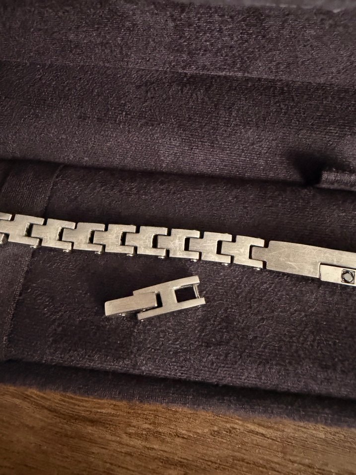 Blue Diamond Pırlantalı Erkek Bileklik - Görsel 4