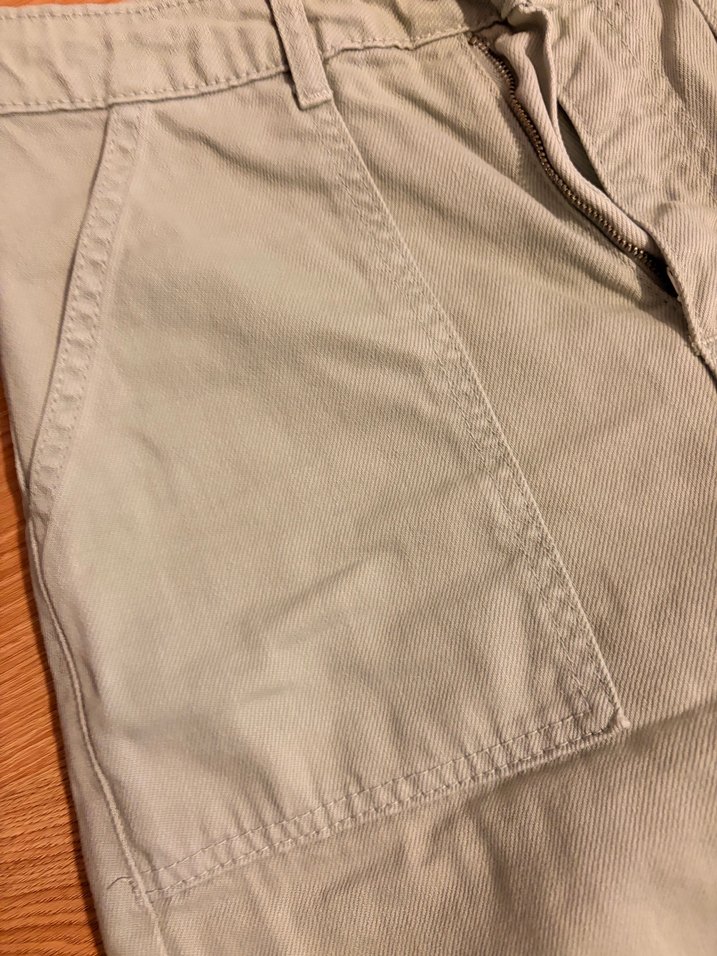 Bej Rahat Kesim Kadın Keten Pantolon Trendyol - Görsel 3