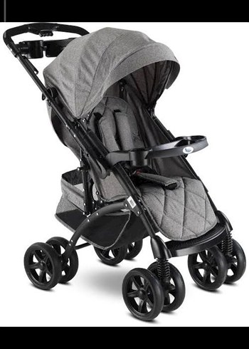 Gri Bebek Arabası - Görsel 2