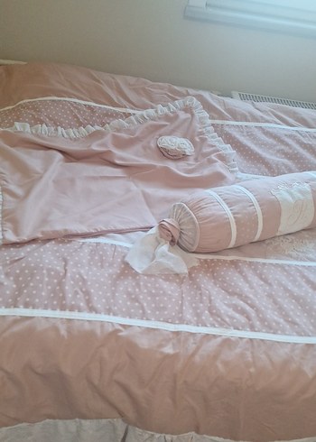Çilek Marka Pastel Pembe Düz Yatak Örtüsü - Görsel 4