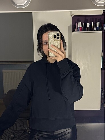 siyah sweatshirt