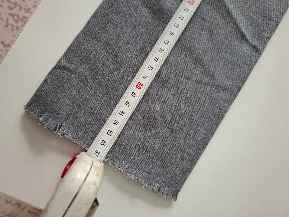 Gri Erkek Denim Pantolon - Günlük Stil - Görsel 4
