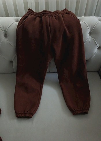 Kadın Kahverengi Rahat Jogger Eşofman - Görsel 2