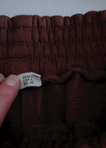 Kadın Kahverengi Rahat Jogger Eşofman - Görsel 4