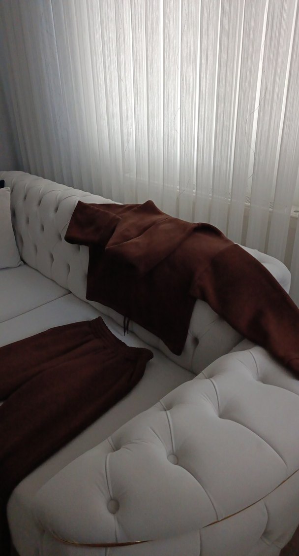 Kadın Kahverengi Rahat Jogger Eşofman - Görsel 3