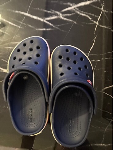 27 Beden lacivert Renk Crocs erkek çocuk terlik