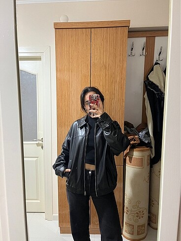 Zara Oversize Deri Ceket