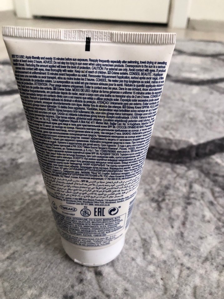 Avon Care Sun+ Hassas Güneş Kremi SPF 50 - Görsel 2