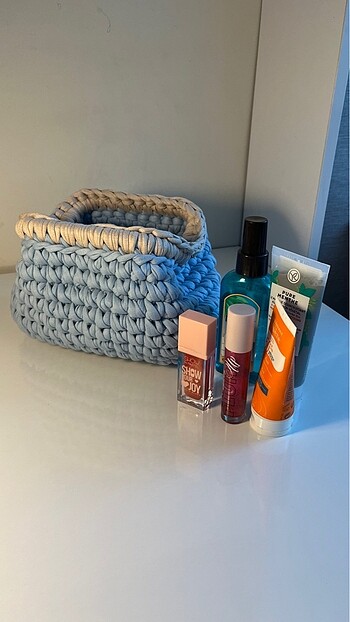  Beden mavi Renk Clutch bag crochet ?????
