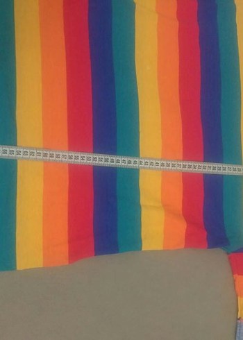38 Beden A.S.M. Renkli Kısa Kollu uzun Tişört hiç giyilmemiştir