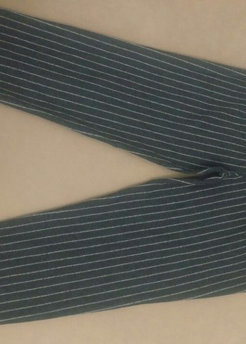Diğer Kozz Siyah Çizgili Pilili Kadın Kumaş Pantolon hiç giyilmemiştir