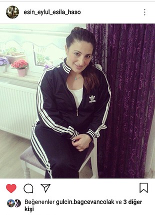l Beden siyah Renk eşofman takimi