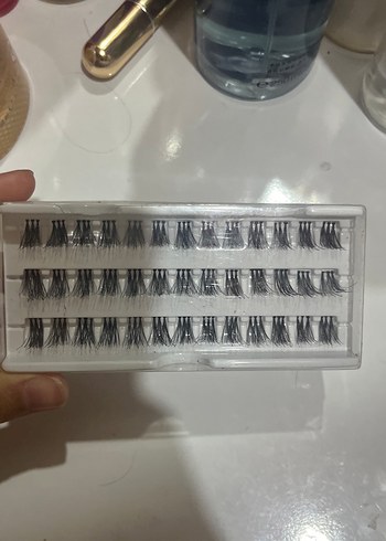 NASCİTA Siyah-Gri Takma Kirpik Seti - Görsel 2