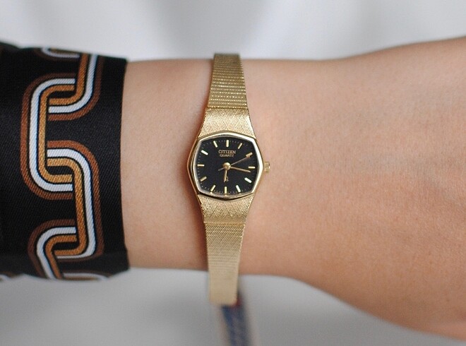 Vintage citizen 1980ler kadın saati