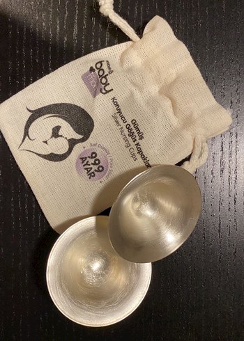 Baby mom gümüş kapak+Lansinoh göğüs ucu kremi