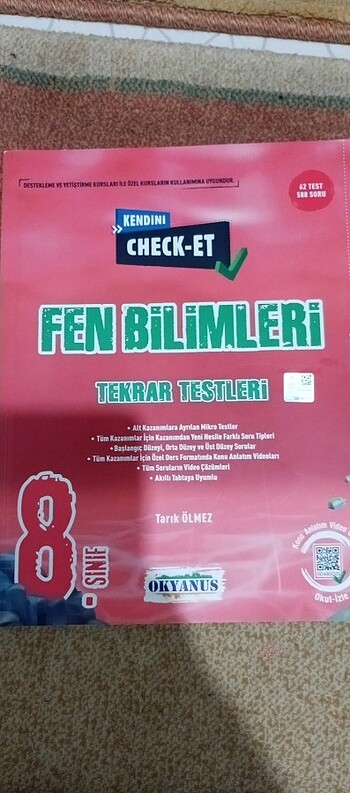 8.sınıf chek-et fen bilimleri tekrar testleri 