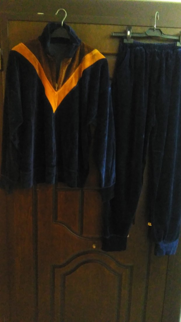 KADIN SALAŞ RAHAT KADİFE EŞOFMAN TAKIMI - Görsel 4