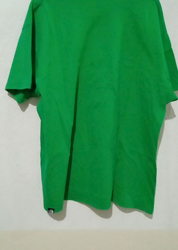 Erkek Yeşil Baskılı Kısa Kollu Tişört - Görsel 2