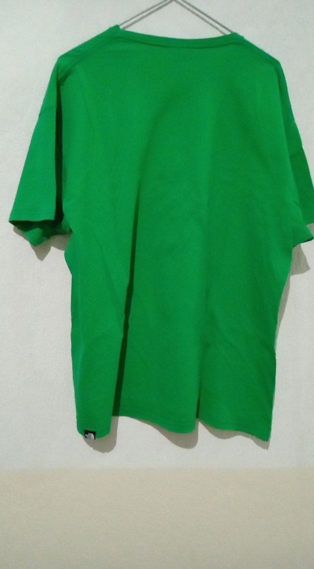 Erkek Yeşil Baskılı Kısa Kollu Tişört - Görsel 2