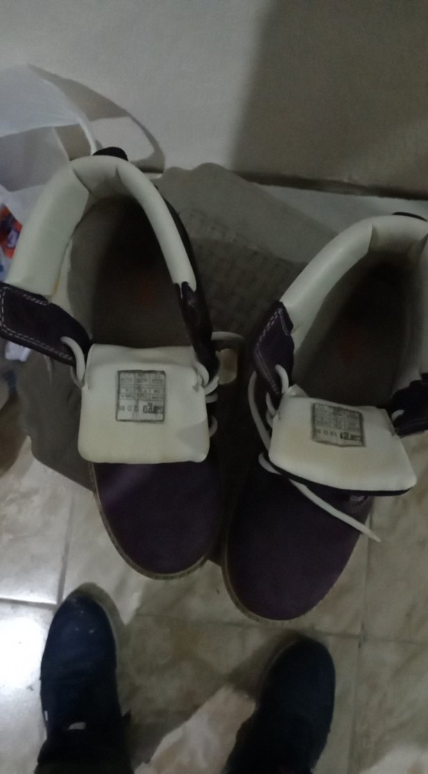 Mor Süet Bağcıklı Kadın Botu Yüksek Topuklu - Görsel 2