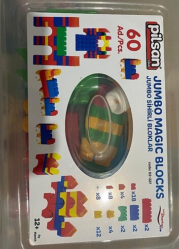 pilsan jumbo sihirli bloklar lego