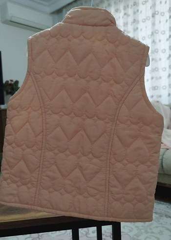 Bej Kız Çocuk Fermuarlı Yelek - Görsel 2