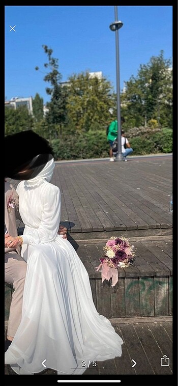 Nikah elbisesi beyaz elbise