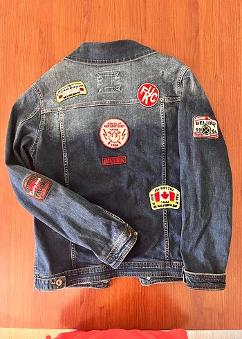 DSquared2 DSquared2 Gri Denim Ceket, Düğmeli