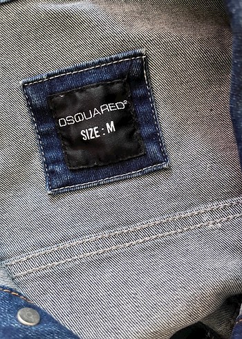 m Beden DSquared2 Gri Denim Ceket, Düğmeli