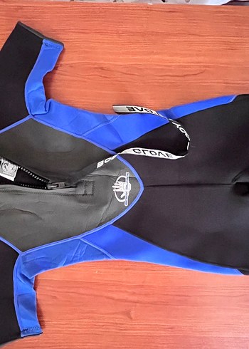 Erkek Mavi Biker Spor Yüzücü Mayo - Görsel 4