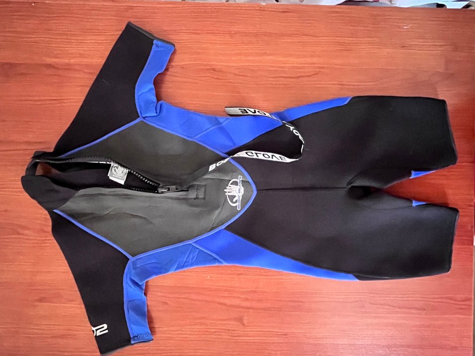 Erkek Mavi Biker Spor Yüzücü Mayo - Görsel 4