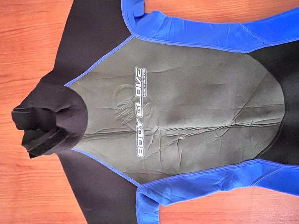 Erkek Mavi Biker Spor Yüzücü Mayo - Görsel 3