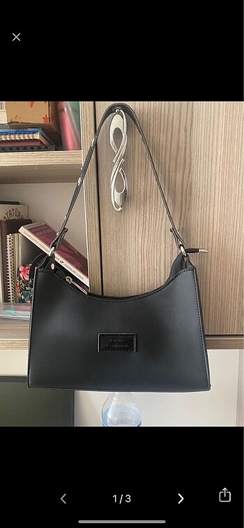 Hausebags siyah baget çanta