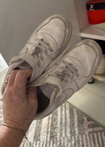 Beyaz Bağcıklı çocuk nike - Görsel 5