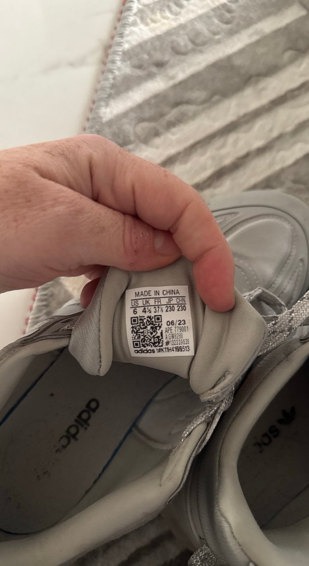 Gri Bağcıklı Kadın Spor Ayakkabısı adidas - Görsel 3