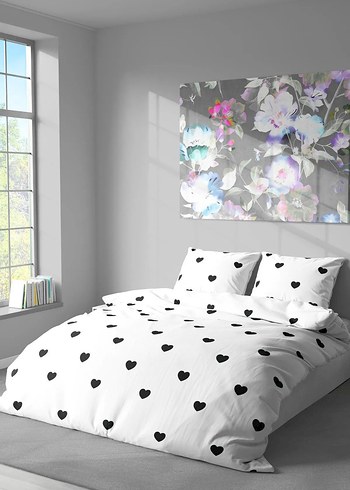 Lastikli Desenli Çarşaf Takımı - Görsel 4