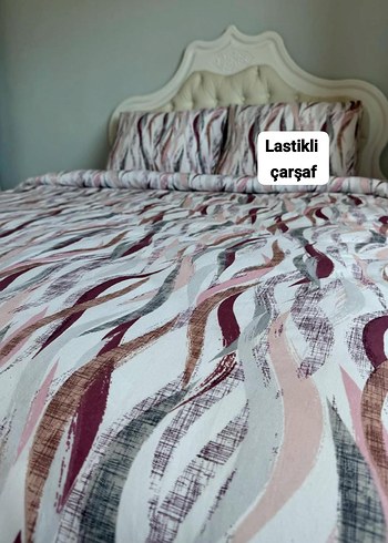 Lastikli Desenli Çarşaf Takımı - Görsel 14