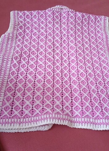 Bebek yeleği pembe  - Görsel 3