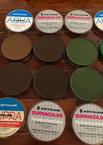 KRYOLAN Su Bazlı Makyaj Boyaları - Görsel 4