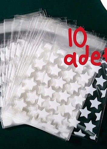 10 adet paketleme poseti