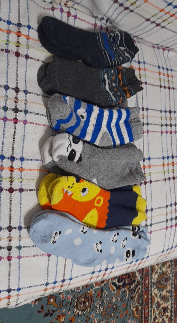 Erkek Çocuk Çok Renkli Desenli Çorap Seti - Görsel 2