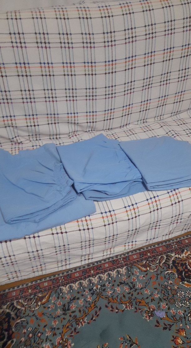 Düğmeli, Kısa Kollu Mavi Erkek Pijama Takımı - Görsel 3
