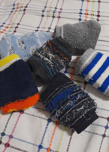 Erkek Çocuk Çok Renkli Desenli Çoraplar - Görsel 3