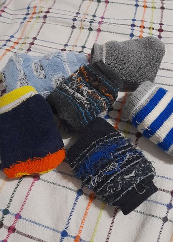 Erkek Çocuk Çok Renkli Desenli Çoraplar - Görsel 2