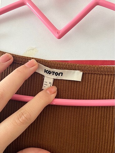 Koton CROP KAHVERENGİ