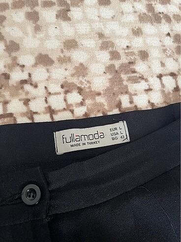 Zara SİYAH KUMAŞ PANTOLON