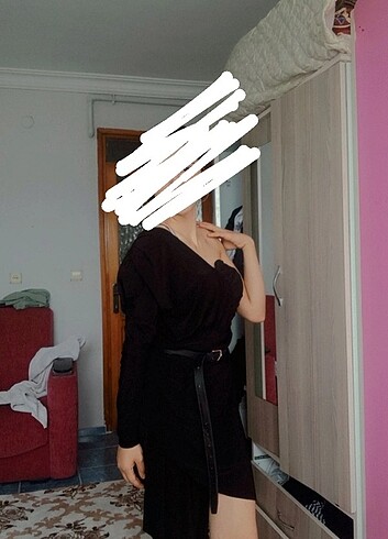 Zara Mini elbise siyah ????